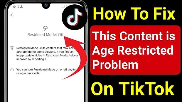 How To Fix 'Age Protected' Error on Tiktok