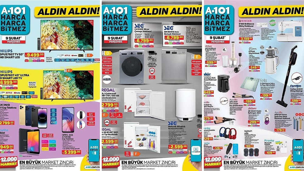 9 Şubat 2023 A101 Aldın Aldın Kataloğu