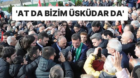 İmamoğlu, Erdoğan’a Yüklendi: ‘At da Bizim Üsküdar da’