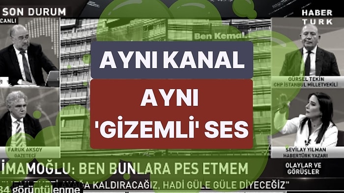 Yine Habertürk Yine O 'Gizemli Ses': Canlı Yayında Sık Sık Duyulan Osuruk Sesine Bir Yenisi Daha Eklendi