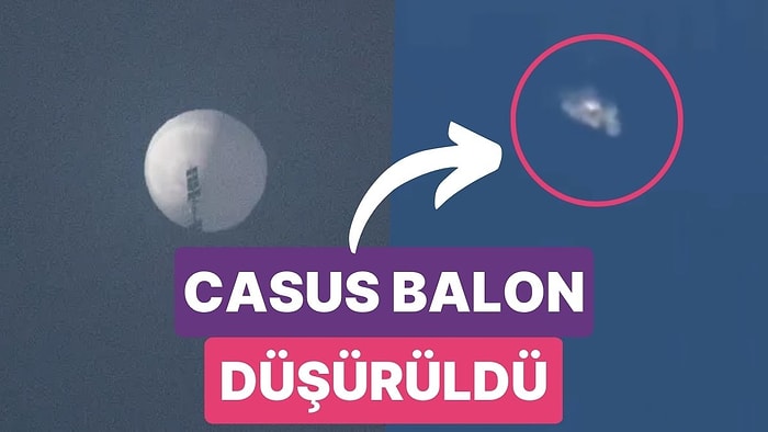 ABD Ordusu, Çin 'Casus Balonu'nu Düşürdü