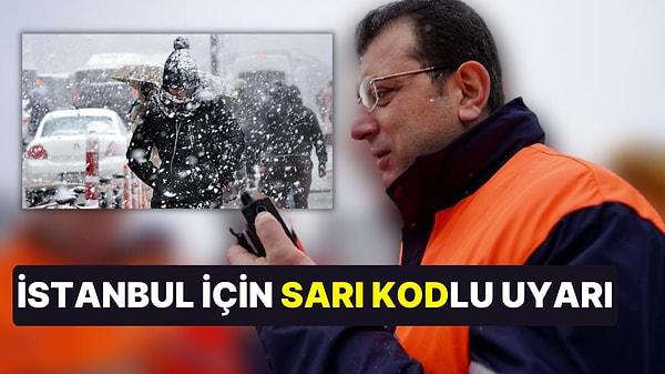 İstanbul İçin Peş Peşe Kar ve Fırtına Uyarıları