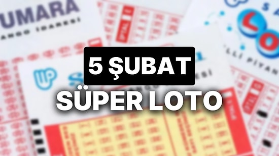 5 Şubat Süper Loto Sonuçları Açıklandı: 5 Şubat Süper Loto Sonuç Sorgulama Sayfası ve Tüm Detaylar