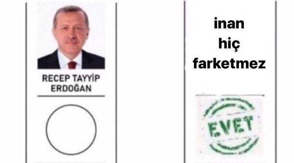 Seçimin yaklaşmasından önce sosyal medyadaki muhalif hesaplar Erdoğan'ın karşısındaki herhangi bir adaya oy vereceklerini dillendiriyorlardı.