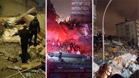 Kahramanmaraş ve Gaziantep’te Meydana Gelen Depremin Vehametini Gözler Önüne Seren İlk Anlar