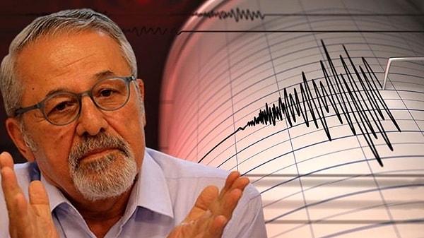 Daha önce Prof.Dr. Naci Görür, söz konusu depremin gelmekte olduğunu söylemiş ancak dikkate alınmamıştı.