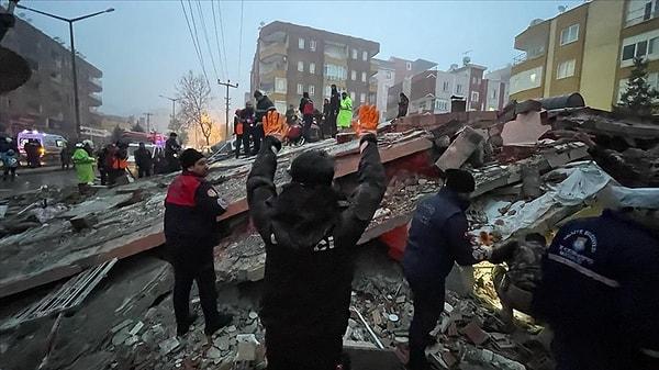 Kahramanmaraş'ın Pazarcık ilçesi merkezli 7.4 büyüklüğündeki deprem birçok kentte hissedildi. Afetin bilançosu yükseliyor.