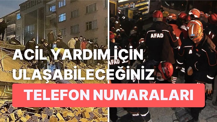 Kahramanmaraş Depreminin Hissedildiği İllere Göre Yardım için Ulaşabileceğiniz AFAD Telefon Numaraları