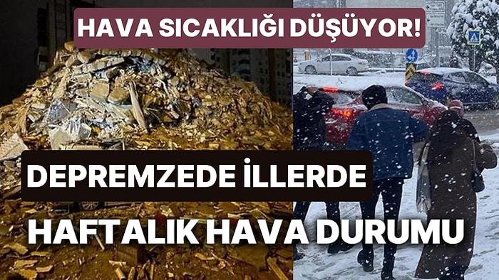 Kahramanmaraş, Gaziantep, Adana, Malatya ve Depremi Hisseden Diğer Şehirlerde Hava Durumu Nasıl Olacak?