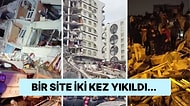 Peş Peşe Yaşanan Büyük Depremlerden Etkilenen Diyarbakır'daki Durumun Ne Kadar Ciddi Olduğunu Gösteren Kareler