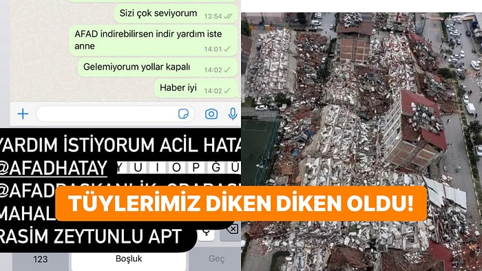 Enkaz Altında Kalan Bir Annenin Kızına Attığı Mesaj Okuyanları Paramparça Etti!