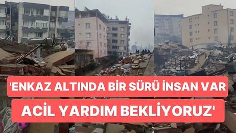 Gaziantep'in İslahiye İlçesinde Kan Donduran Görüntüler: 'Enkaz Altında Çok Fazla İnsan Var, Acil Yardım'