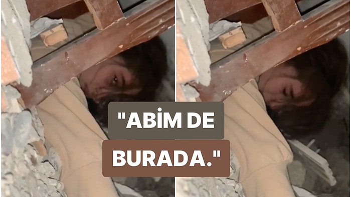 Enkaz Altında Kalan Küçük Kızı Yardım Gelene Kadar Sakinleştiren Kurtarma Görevlisi