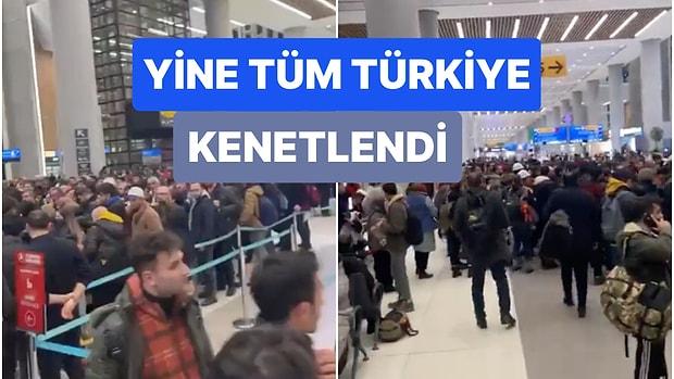 Birçok Gönüllü İstanbul Havalimanı'nda Deprem Bölgelerine Gitmek İçin Bekliyor