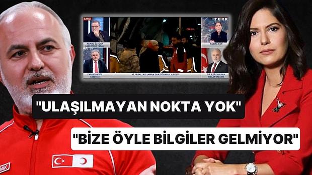 "Ulaşılmayan Nokta Yok" Diyen Kızılay Başkanı'nın Sözü Kesildi: "Öyle Bilgiler Gelmiyor"
