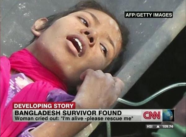 2013'te Bangladeş'te gerçekleşen depreme çalıştığı fabrikada yakalanan genç kadın tam 17 gün sonra kurtarılmıştı.