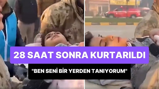 28 Saat Sonra Hatay'da Enkazdan Kurtarılan Arda Bulut'tan Mehmetçik'e: 'Ben Seni Bir Yerden Tanıyorum'