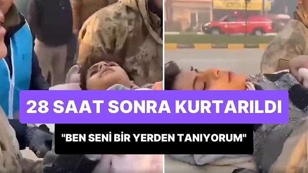 28 Saat Sonra Hatay'da Enkazdan Kurtarılan Arda Bulut'tan Mehmetçik'e: 'Ben Seni Bir Yerden Tanıyorum'