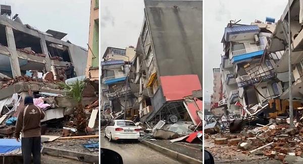 Arama kurtarma yardımlarının yetersiz kaldığı Hatay'ın Samandağ ilçesinde kaydedilen görüntüler de depremin yıkıcı boyutu tekrar gözler önüne serdi.