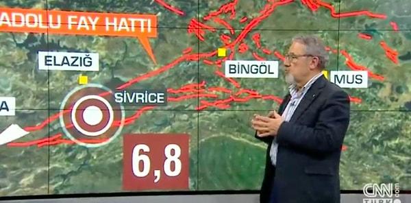 Depremin yaşandığı ilk dakikalar Naci Hoca'nın iki yıl önce CNN Türk'e Kahramanmaraş'ta yaşanabilecek deprem hakkında uyarıda bulunduğu gündem oldu.