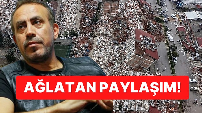 Kahramanmaraş Depremi'nin Ardından Canla Başla Çalışan Haluk Levent'in Paylaşımı Hepimizi Ağlattı!