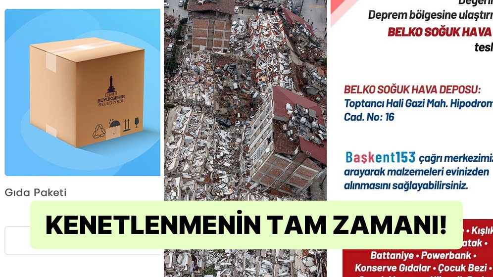 Deprem Bölgelerindeki Acıları Biraz Olsun Sarabilmek İçin Yardım Gönderebileceğiniz Tüm Yolları Anlatıyoruz!