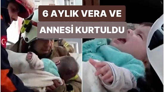 Kurtarılma Haberleri Yüreğimize Biraz Olsun Su Serpiyor! Bir Anne ve 6 Aylık Bebeği Enkazdan Çıkarıldı