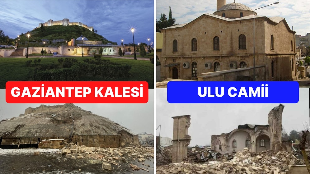 Kahramanmaraş Depreminin Ne Kadar Korkunç Olduğunu Gözler Önüne Seren Öncesi ve Sonrası Fotoğraflar