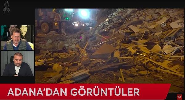 Yardım çağrısında bulunan kişilerin de bağlandığı canlı yayında duygusal anlar yaşandı. Cüneyt Özdemir, depremin ikinci gününde de canlı bağlantılara devam ediyor.