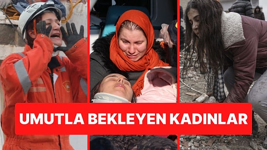 Deprem Bölgesinde Umutla Bekleyen Kadınların Görüntüleri İçimizi Sızlattı!