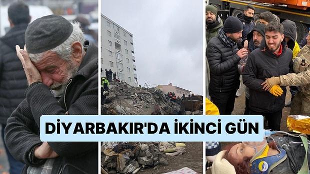 Depremde İkinci Gün: Peş Peşe Gerçekleşen Depremlerin Ardından Diyarbakır'ın Durumunu Gösteren Kareler