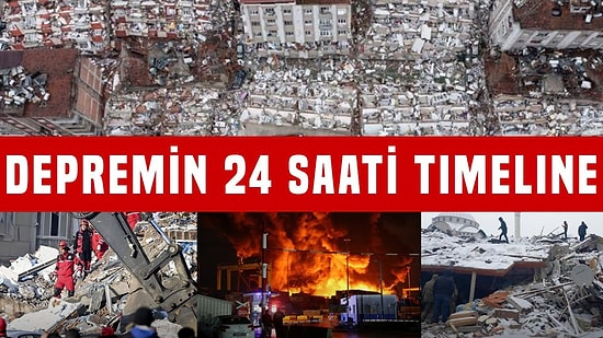 Türkiye'yi Yasa Boğan Depremin İlk Gününde Neler Yaşandı?