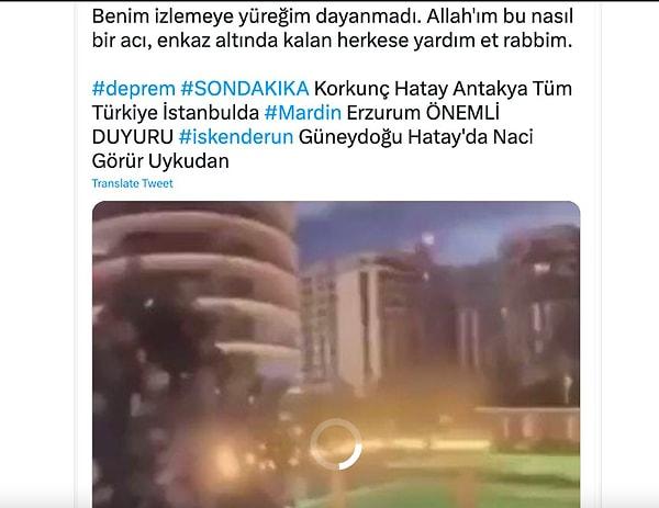 14. Videonun 6 Şubat 2023 Kahramanmaraş depreminden olduğu iddiası: YANLIŞ