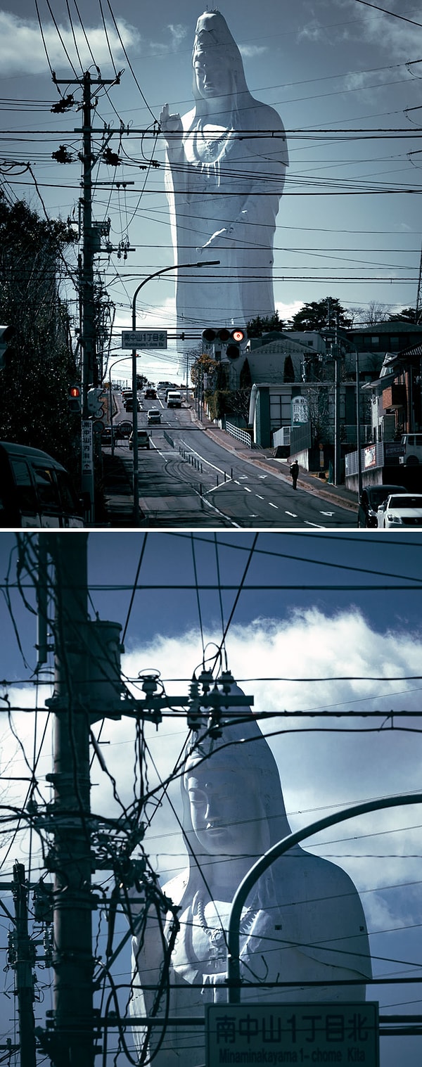 37. Красивая статуя в Сендае, Япония