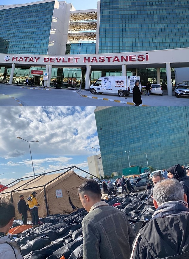 25. Son olarak yıkılmasa da içimizi yakan Hatay Devlet Hastanesi'nin son hali...