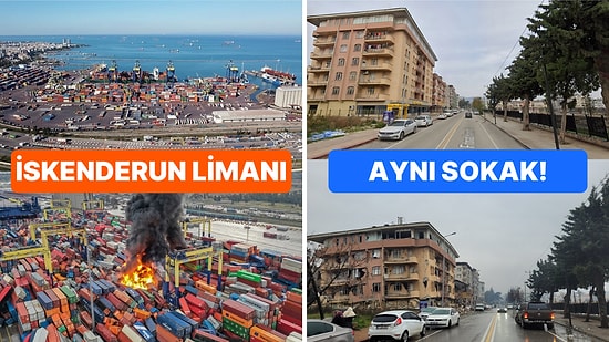 Depremin Ardından Hatay’ın Antakya ve İskenderun İlçelerinde İçler Acısı Öncesi ve Sonrası Fotoğraflar