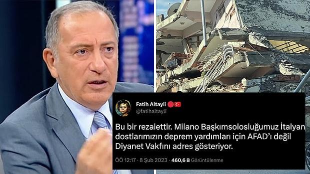 Türk Konsolosluklarının Deprem Bağışlarını Diyanet Vakfı'na Yönlendirmesi Dikkat Çekti