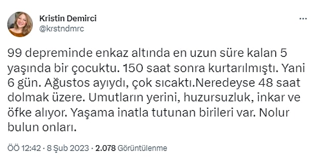 Çocukluk Anılarındaki Yardımlarla Hayata Tutunanlar Depremin Travmatik İzlerini Anlatıyor 11 s 08efd2dabd9e4173060fa4b9543f71de95057302