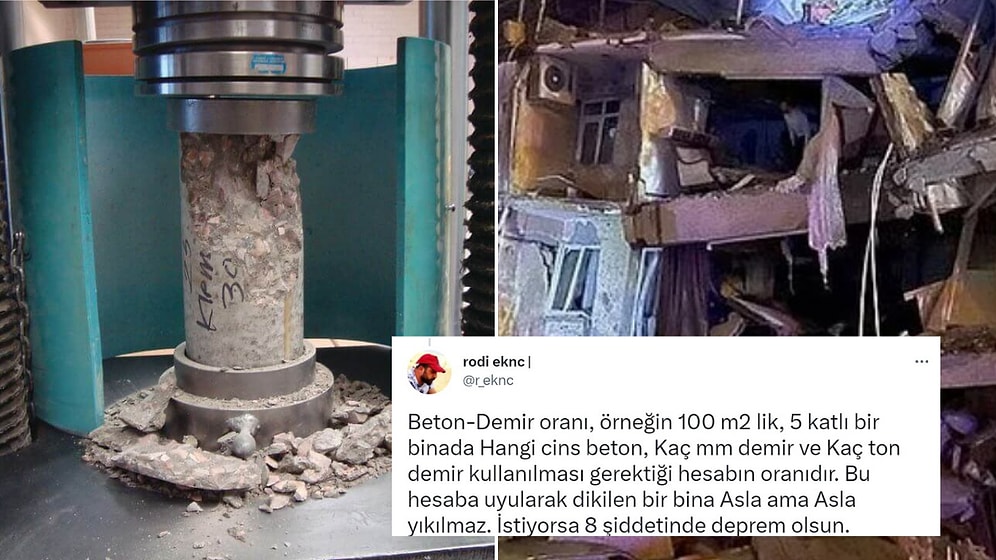 Hazır Beton Sektöründe Yıllarca Çalışmış Bir Kullanıcı Yıkılan Binaların Temel Nedenini Açıkladı
