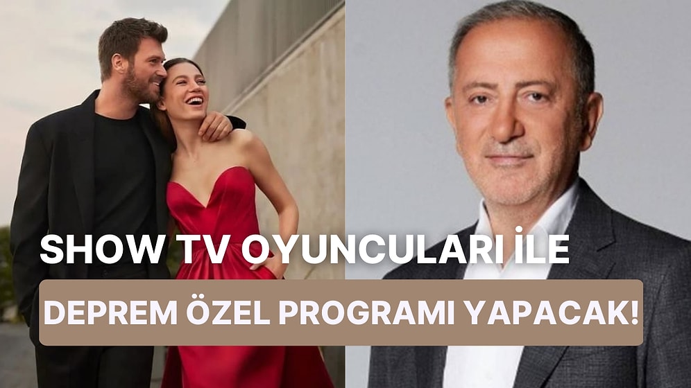 Fatih Altaylı Canlı Yayında Kıvanç Tatlıtuğ Yılmaz Erdoğan Gibi Ünlü İsimler İle Yardım Toplayacak!