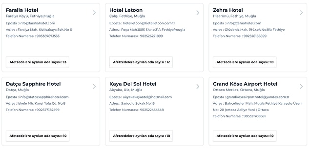Depremlerden Etkilenen Afetzedelerin Türkiye'nin Çeşitli İllerinde Ücretsiz Konaklayabilecekleri Oteller 78 s ef40cd7c7979c5ba5e903d3e636e56c9ff9cb404