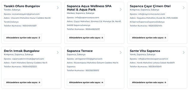 Depremlerden Etkilenen Afetzedelerin Türkiye'nin Çeşitli İllerinde Ücretsiz Konaklayabilecekleri Oteller 93 s 5f3e19bededb45772b8dad7819f5006634622a35
