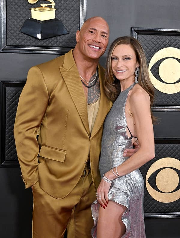 Дуэйн Джонсон на последней церемонии "Грэмми" в 2023 году: