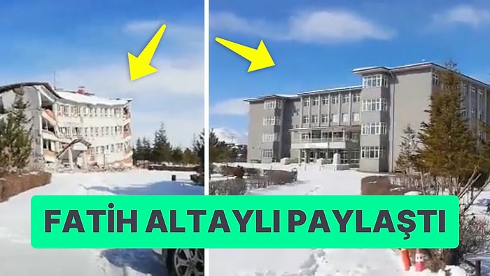 Fatih Altaylı Paylaştı: Devletin Yaptığı Bina Çöktü, Yanında Ciner'in Yaptığı Binada Çatlak Bile Yok