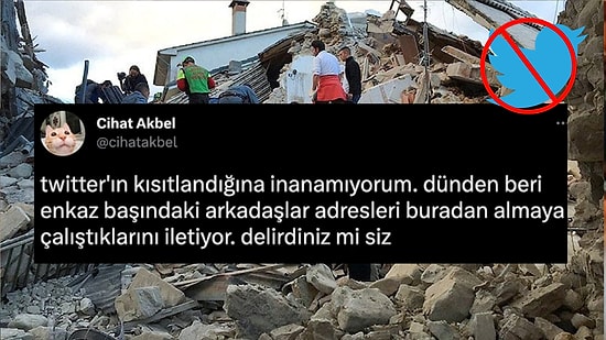 Neden? Deprem Yardımları Organize Edilirken Twitter'ın Kısıtlanmasına Tepkiler Yağıyor