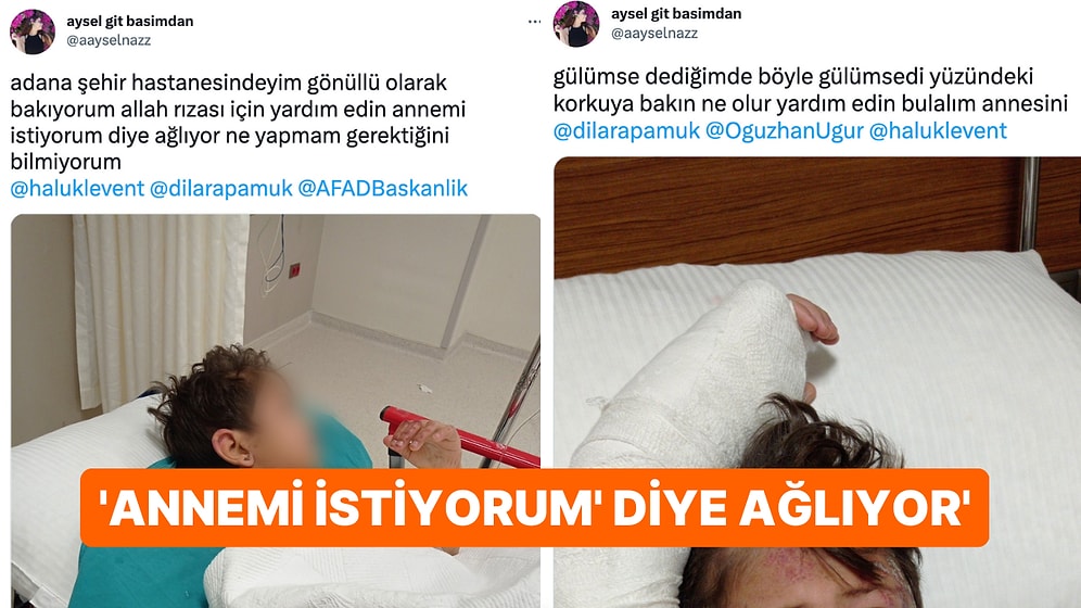 Depremde Enkazdan Kurtarıldıktan Sonra Ailesi Kaybolan Çocuğun Annesine Kavuşma Hikayesi