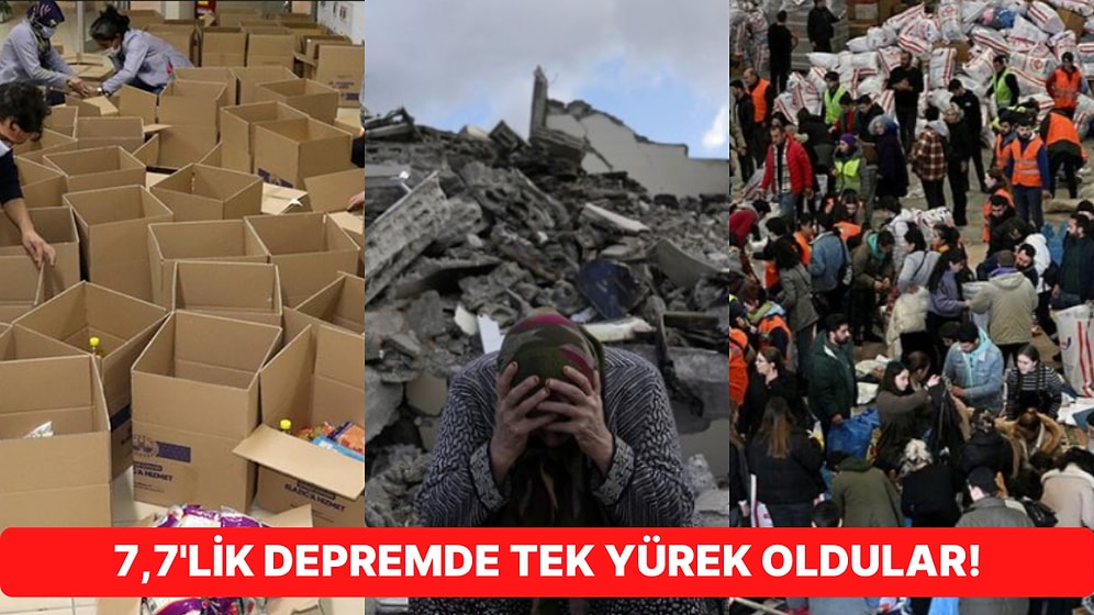 7,7'lik Deprem Sonrası Herkes Tek Yürek Oldu! Depremzedeler İçin Yapılan Dev Bağışlar