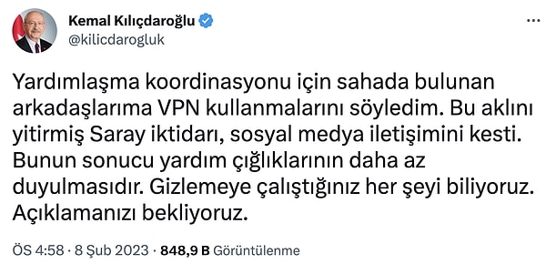 CHP Genel Başkanı Kemal Kılıçdaroğlu