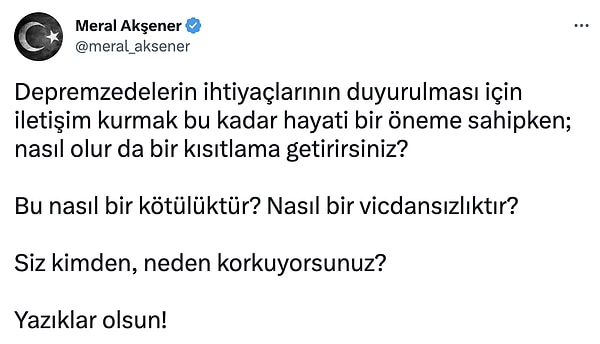 İYİ Parti Genel Başkanı Meral Akşener