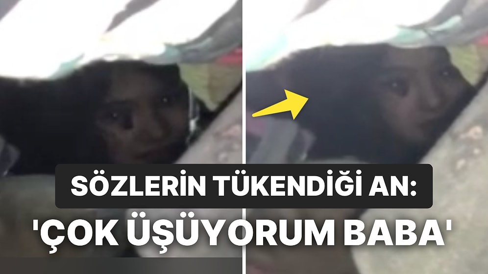 Enkaz Altıdan Çıkarılan 5 Yaşındaki Yağmur'un 'Üşüyorum Baba' Sözleri Boğazımızı Düğümledi!